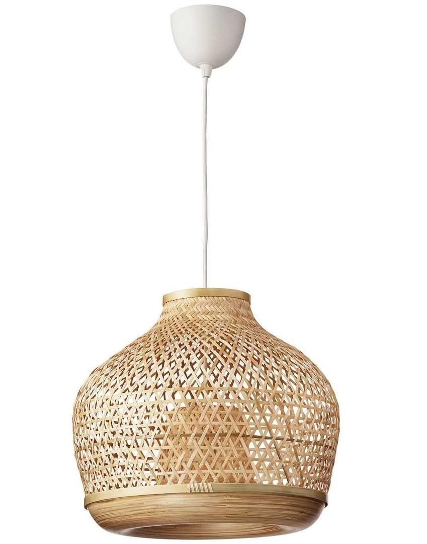 MISTERHULT Lámpara de techo, bambú a mano de Ikea