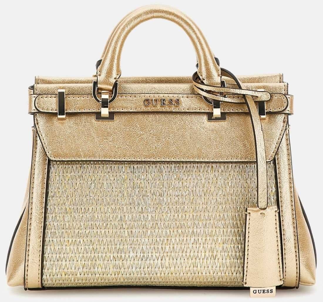 Mini bolso de mano sestri laminado de Guess