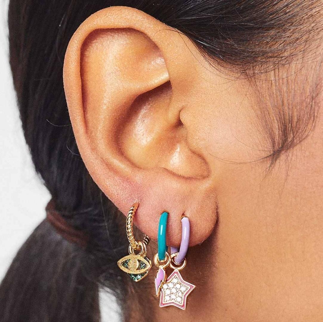 Aros esmaltados personalizables Plata 925 de Parfois