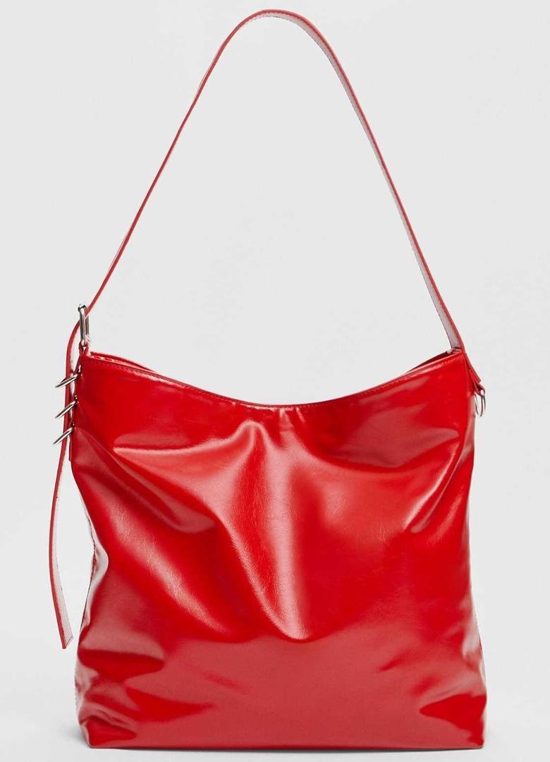 Bolso bucket efecto piel de Stradivarius