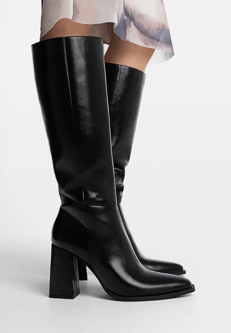 Botas altas de tacón de bloque