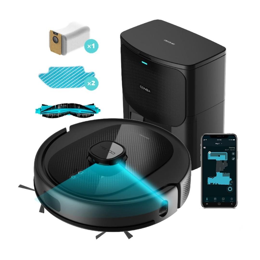 El robot aspirador y friegasuelos Cecotec Conga 8290 Inmortal Ultra Power Home X-Treme en Carrefour