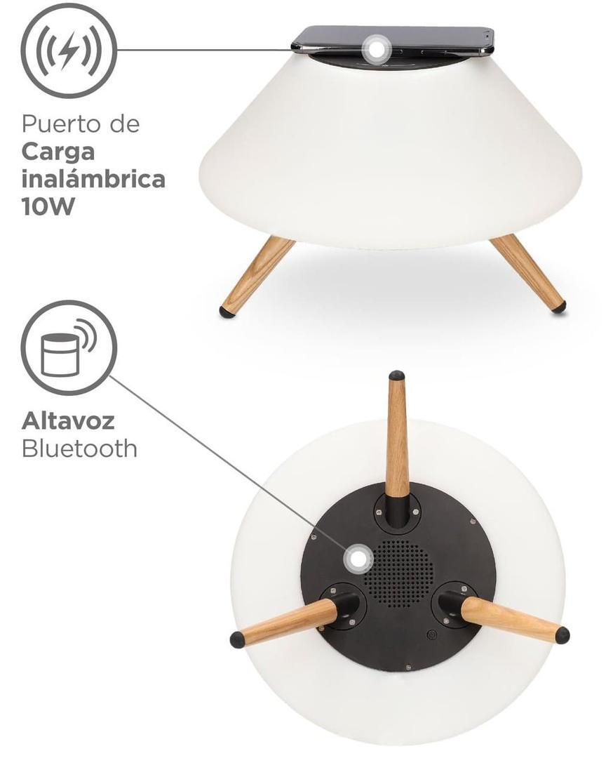 Cargador Inalámbrico Lámpara Ksix Omni 10w de Carrefour