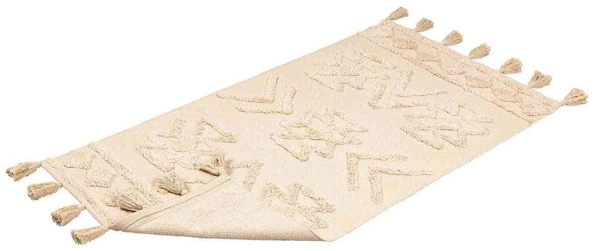 La alfombra de algodón de color beige de Lidl