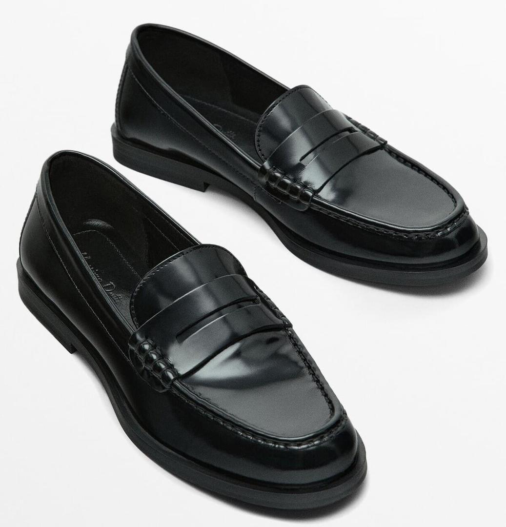 Mocasines planos con antifaz