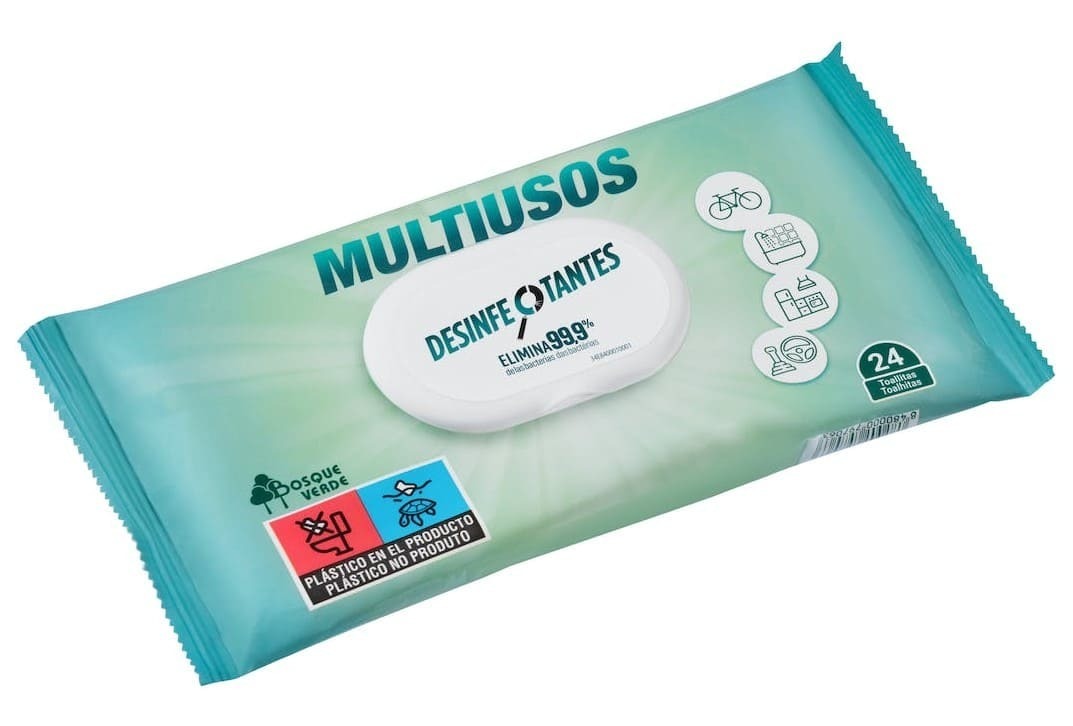 Toallitas multiusos desinfectantes