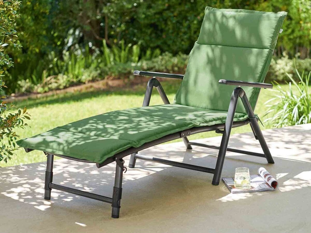 Cojín para tumbona de jardín