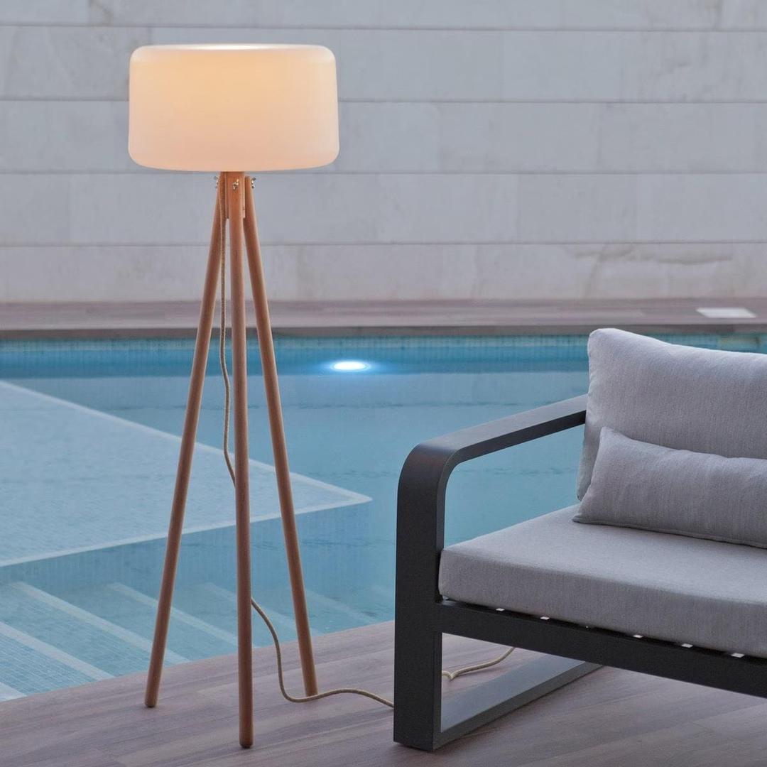 Lámpara de pie para exterior con LED integrado Chloe New Garden