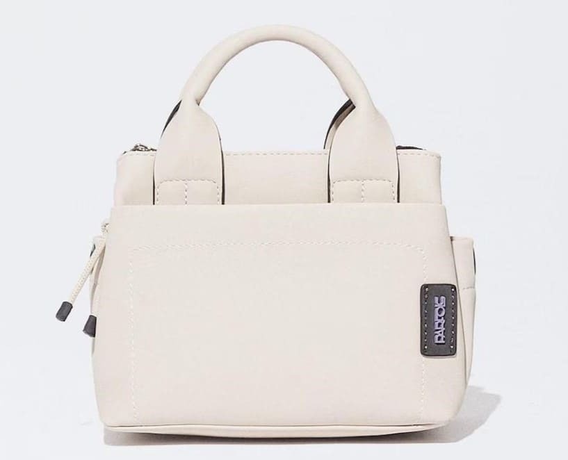 Bolso de mano estilo tote convertible a bandolera