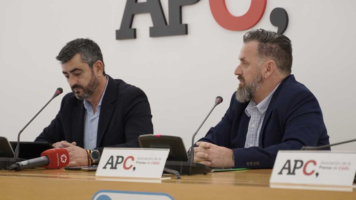 Agustín Leal, secretario de Comunicación de JUCIL y Agustín Domínguez, secretario provincial de JUCIL | José Antonio Pliego