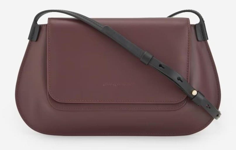 Bandolera pequeña de piel