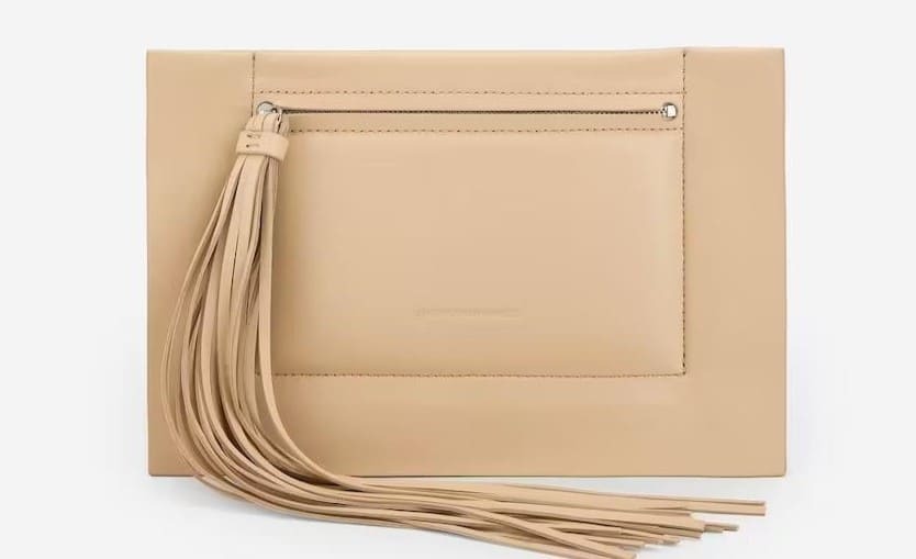 Bolso de mano acolchado