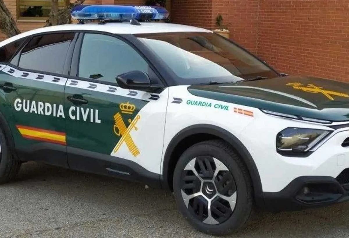 Un coche de la guardia civil