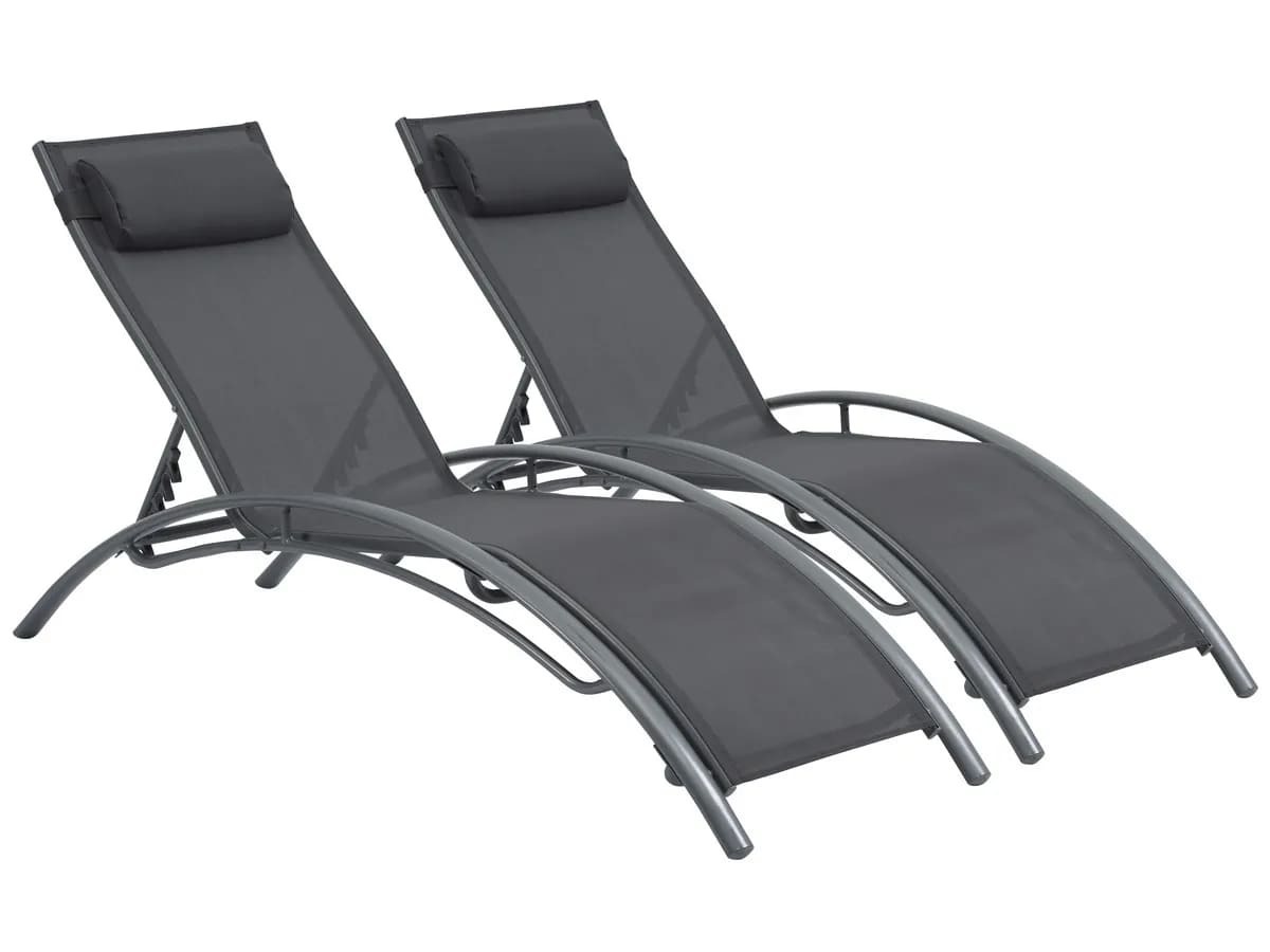 Conjunto de 2 tumbonas Beauty