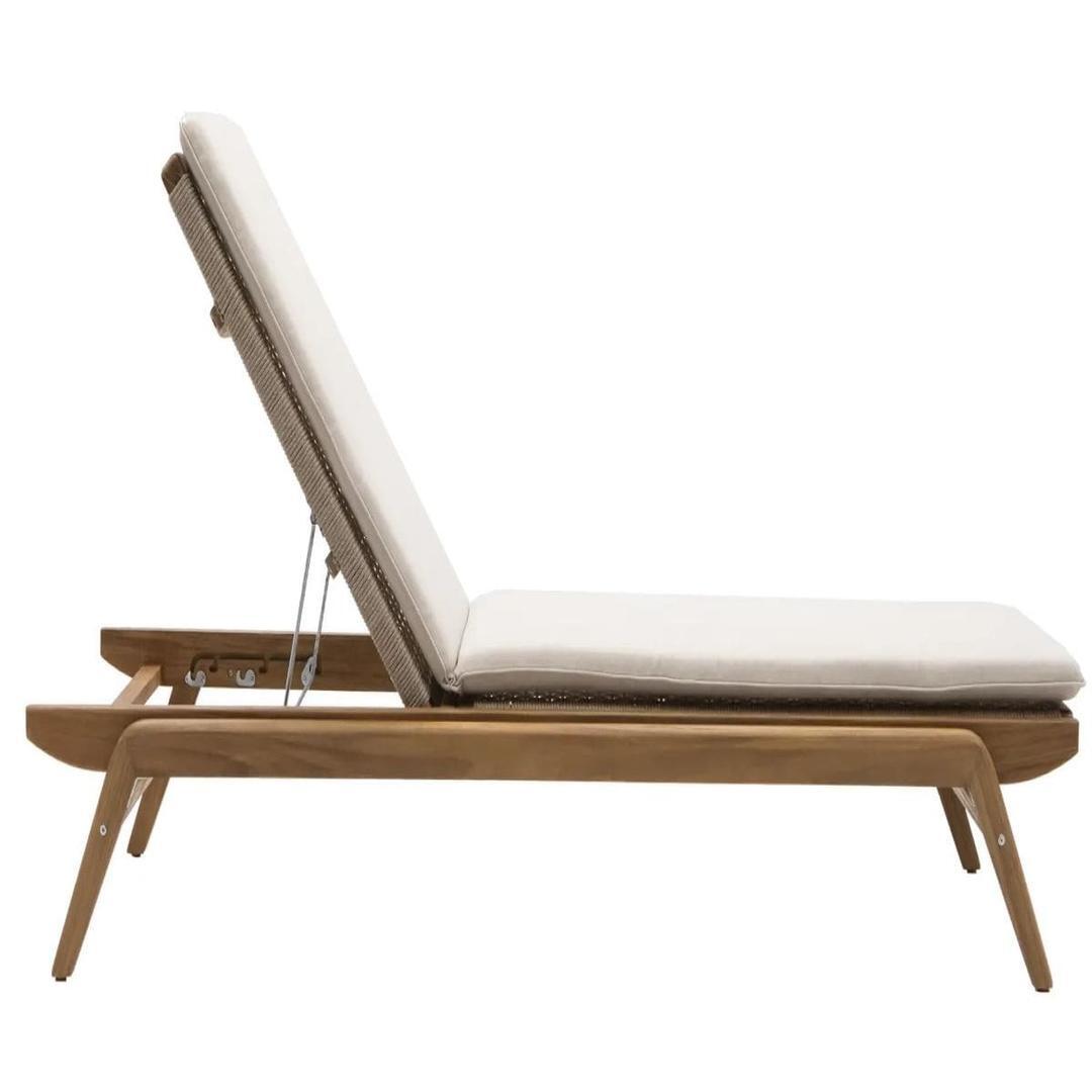 Tumbona con cojín Oasis, NATERIAL