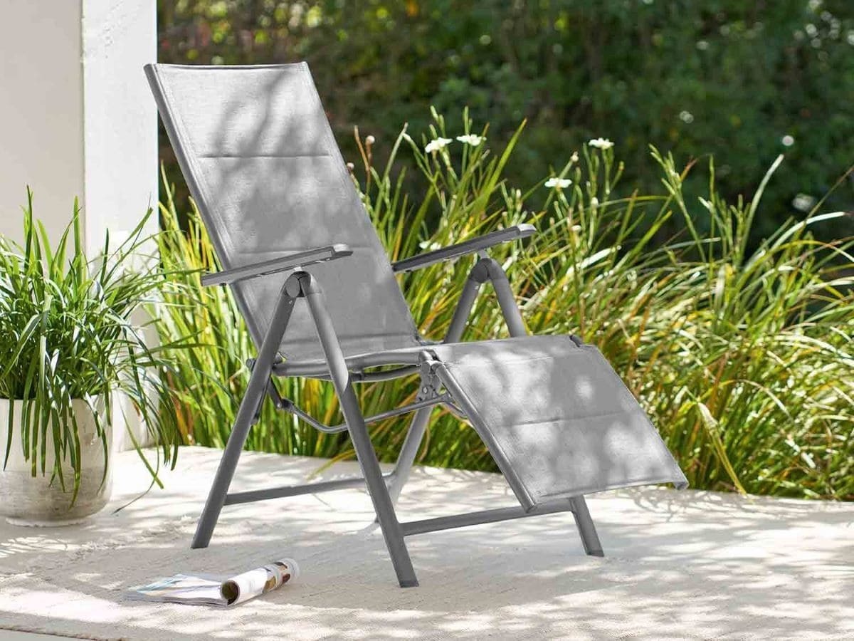 Sillón reclinable de aluminio Toronto