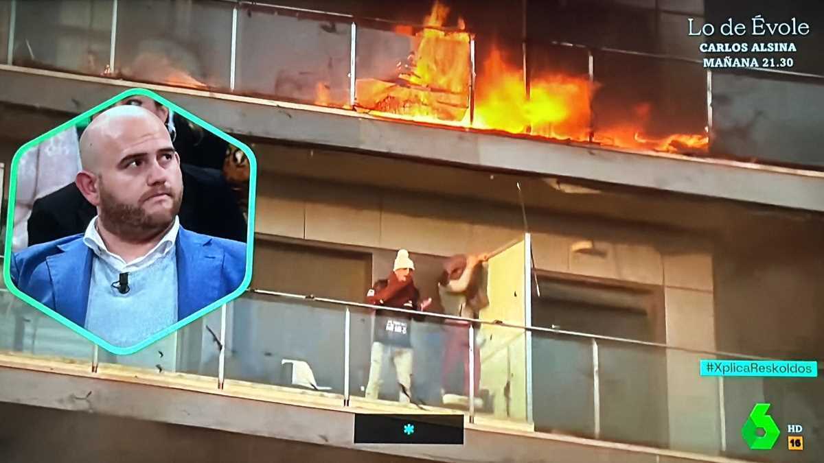 Jesús Catalán, durante la emisión de Xplica, en La Sexta