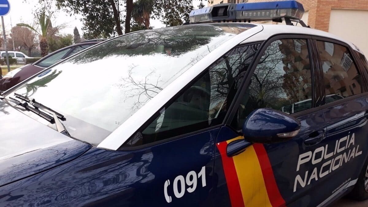 Un coche de la Policía Nacional