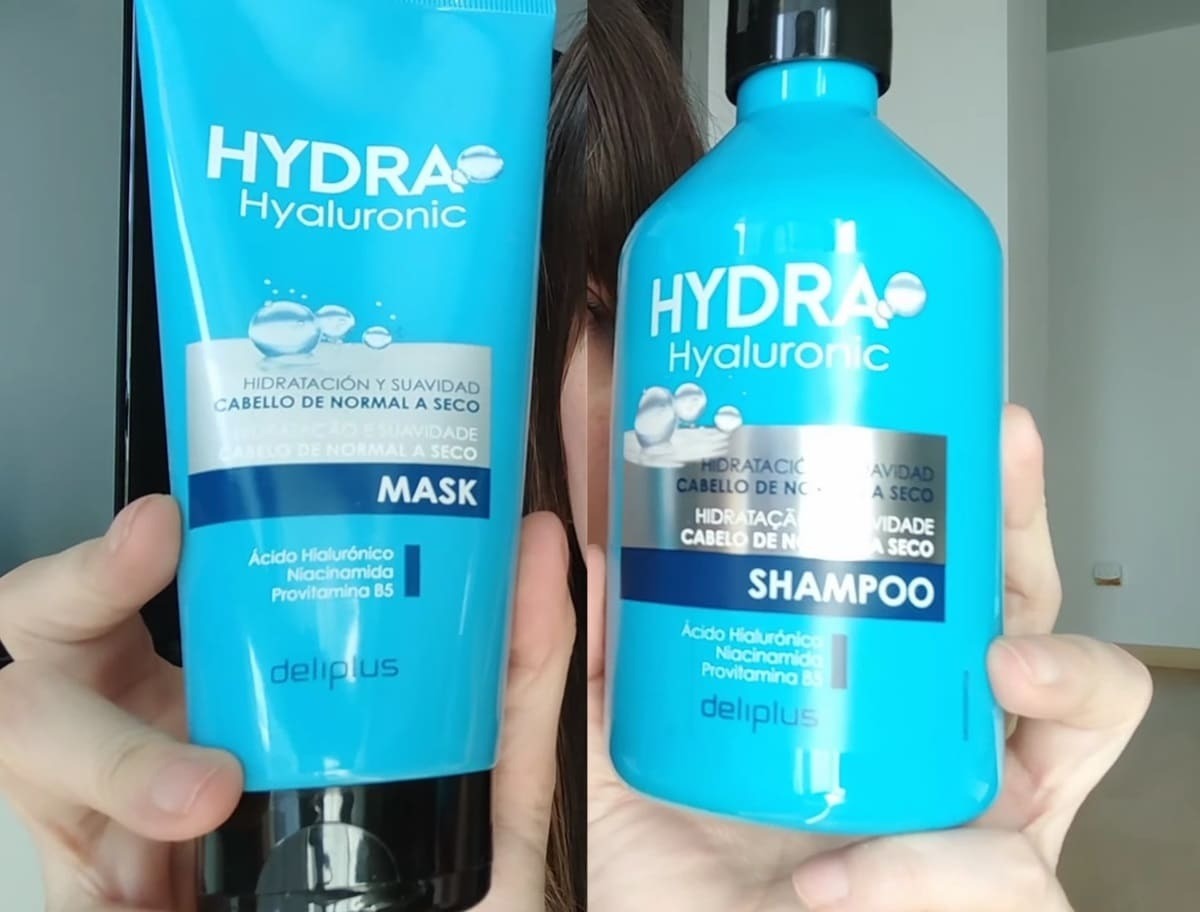 Champú y mascarilla Hydra Hyaluronic de Deliplus de Mercadona