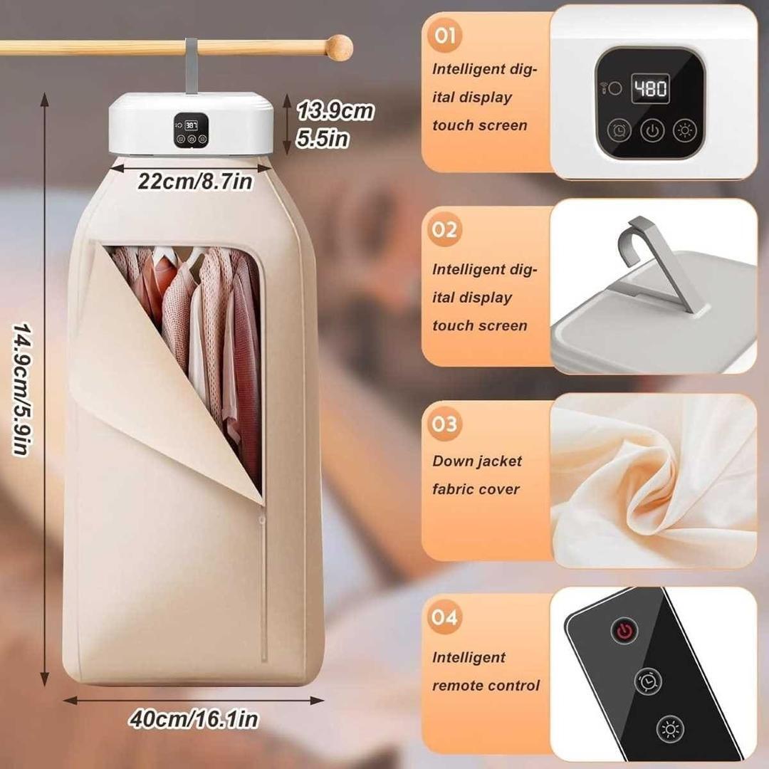 Secadora de Ropa Eléctrica Portátil de Amazon