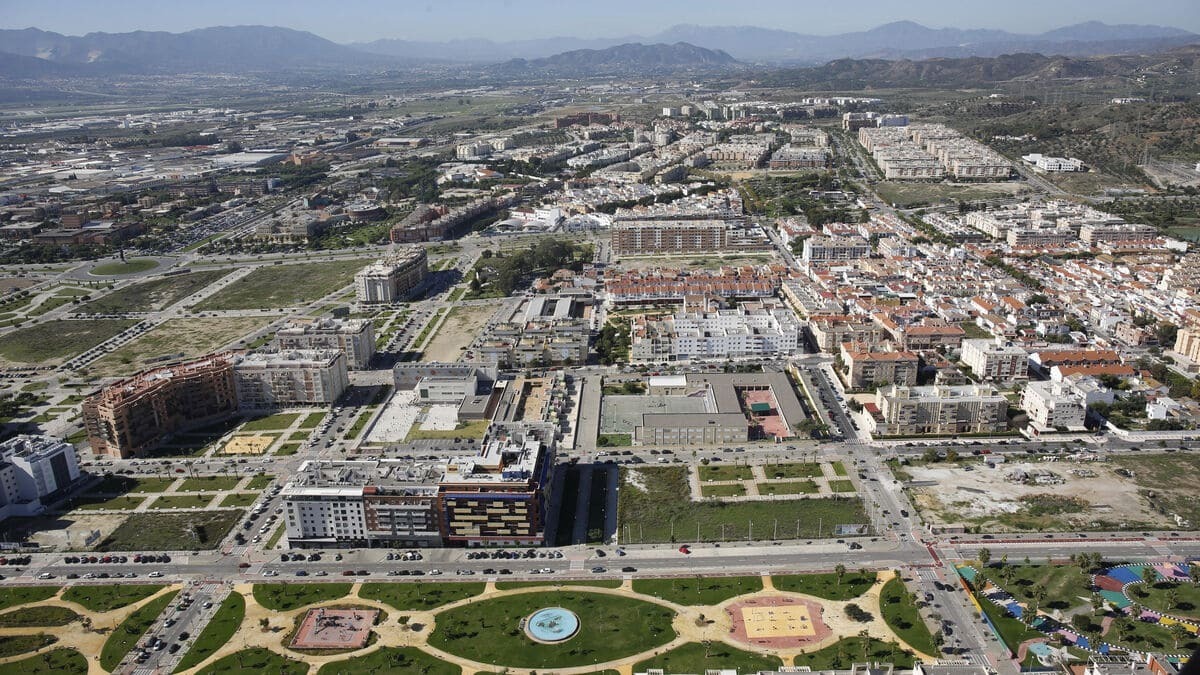 El barrio de Teatinos en Málaga