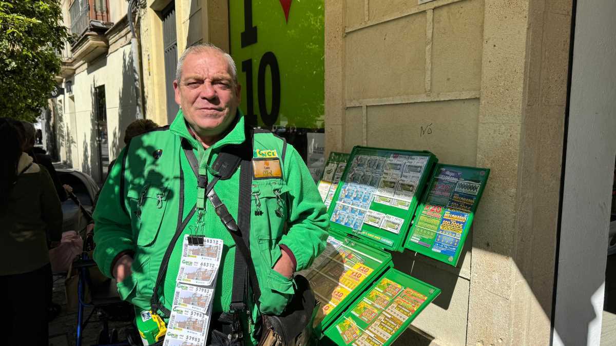 Luis Romero, vendedor de la ONCE en Jerez | Cristo García