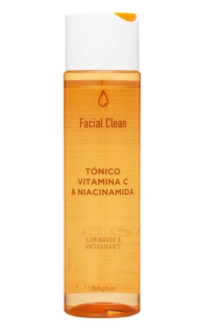 Tónico facial vitamina C y niacinamida