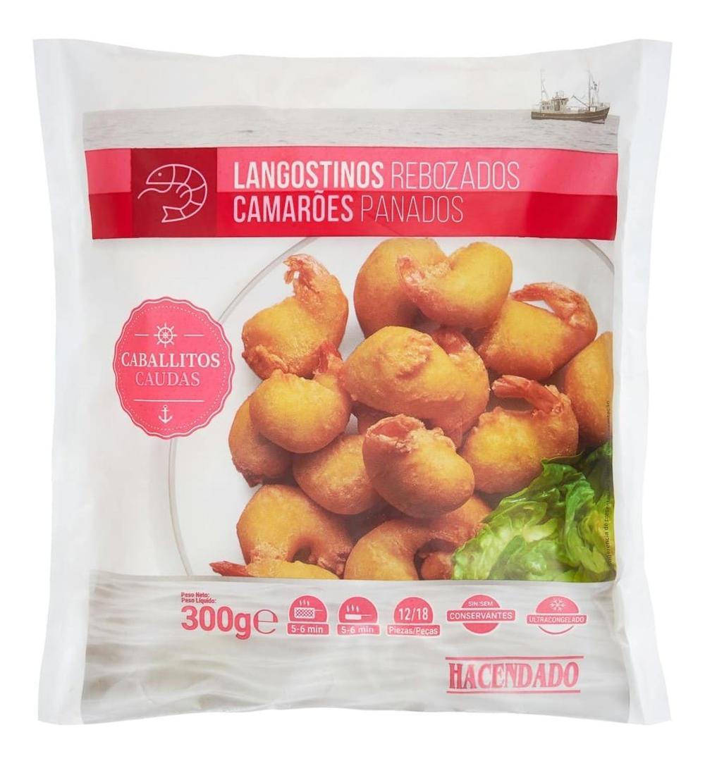 Langostinos caballitos rebozados