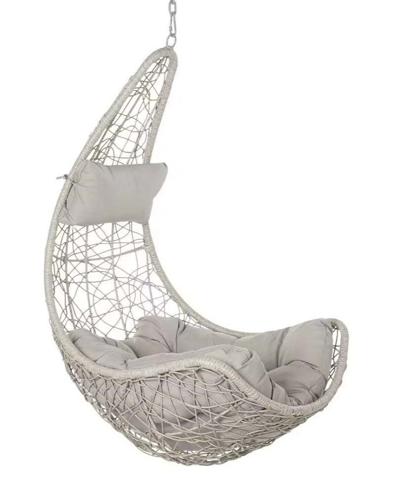 Sillón colgante de ratán sintético Fijalo