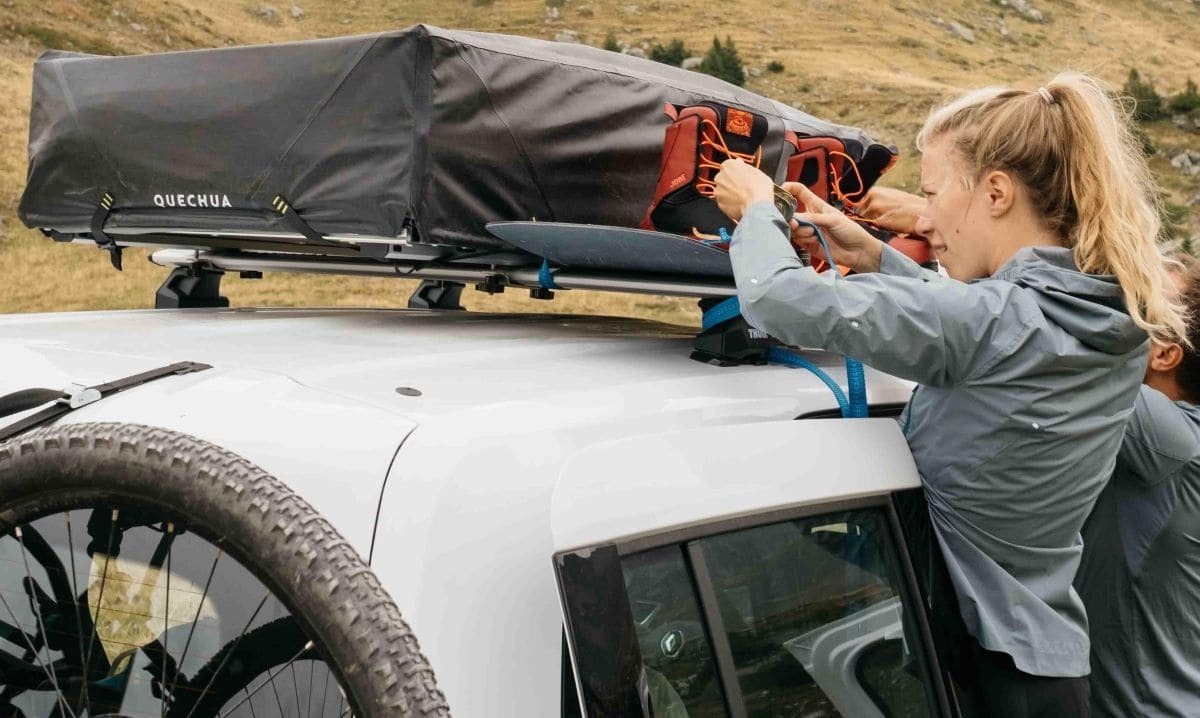 Tienda de techo hinchable Camper 2 personas Quechua MH900 F&B de Decathlon