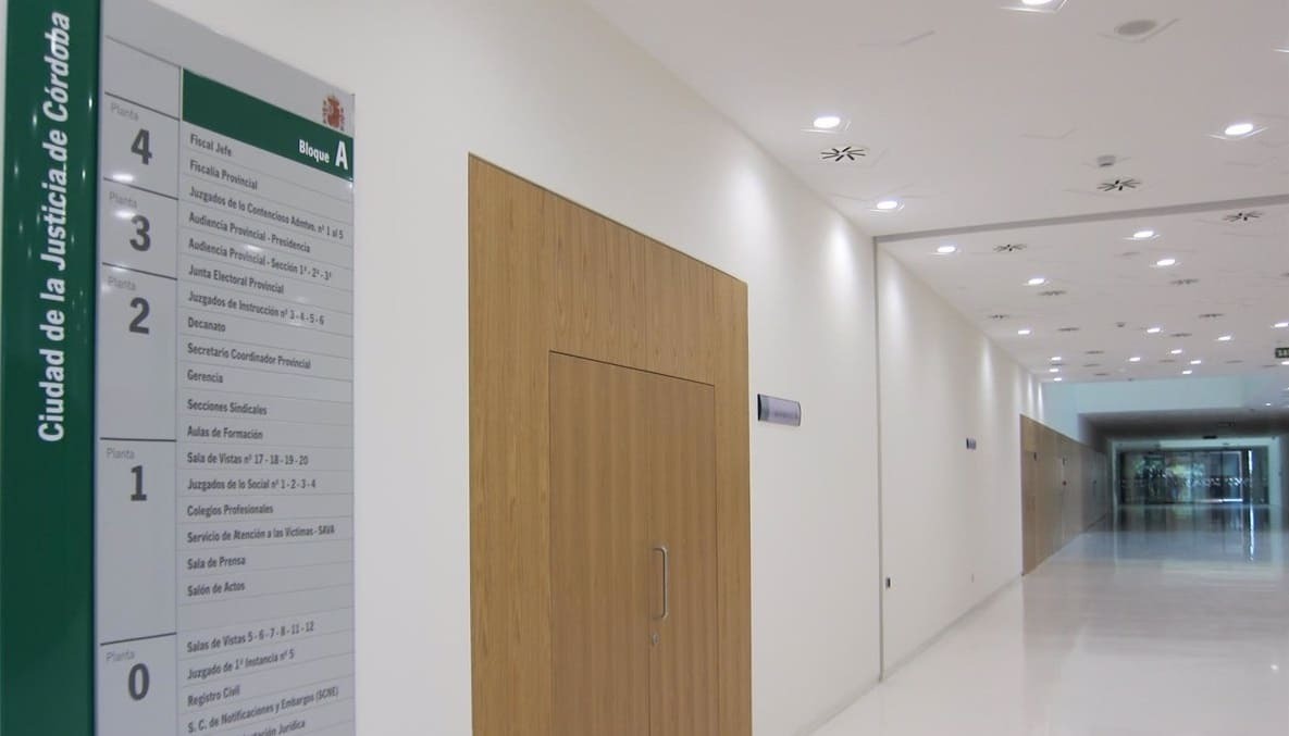 Interior de la Ciudad de la Justicia de Córdoba