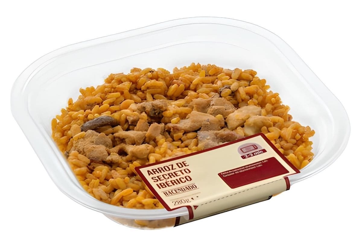 Arroz de secreto ibérico con setas