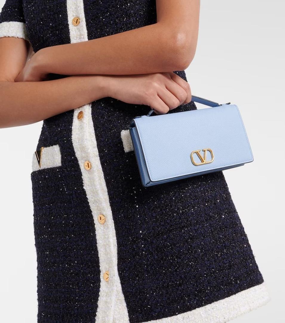 Bolso de hombro Valentino Garavani Locò de cuero