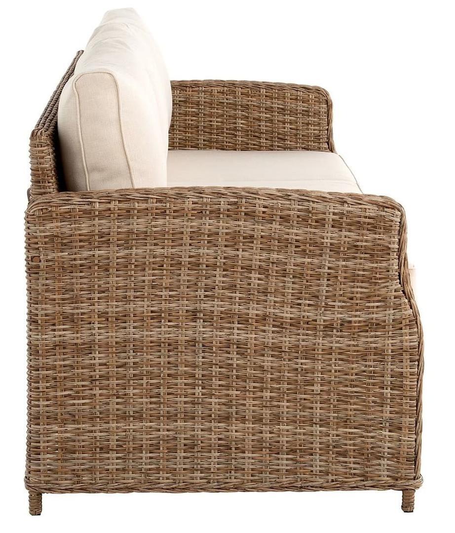 El sofá de jardín de 3 plazas Le Mans de El Corte Inglés