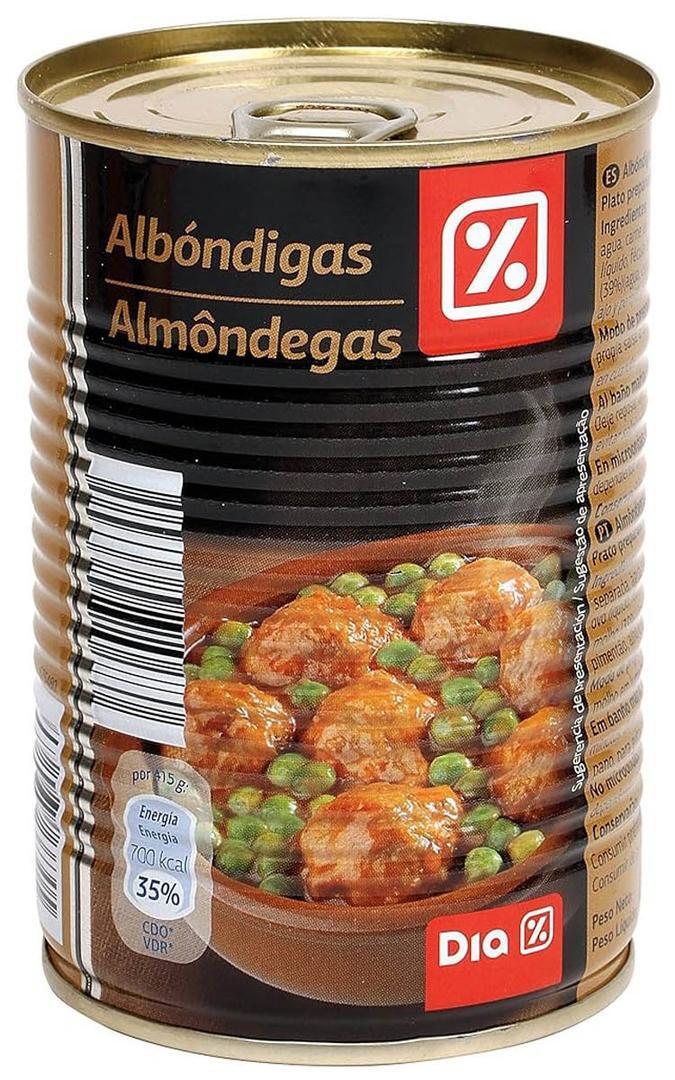 Albóndigas de carne en lata de DIA