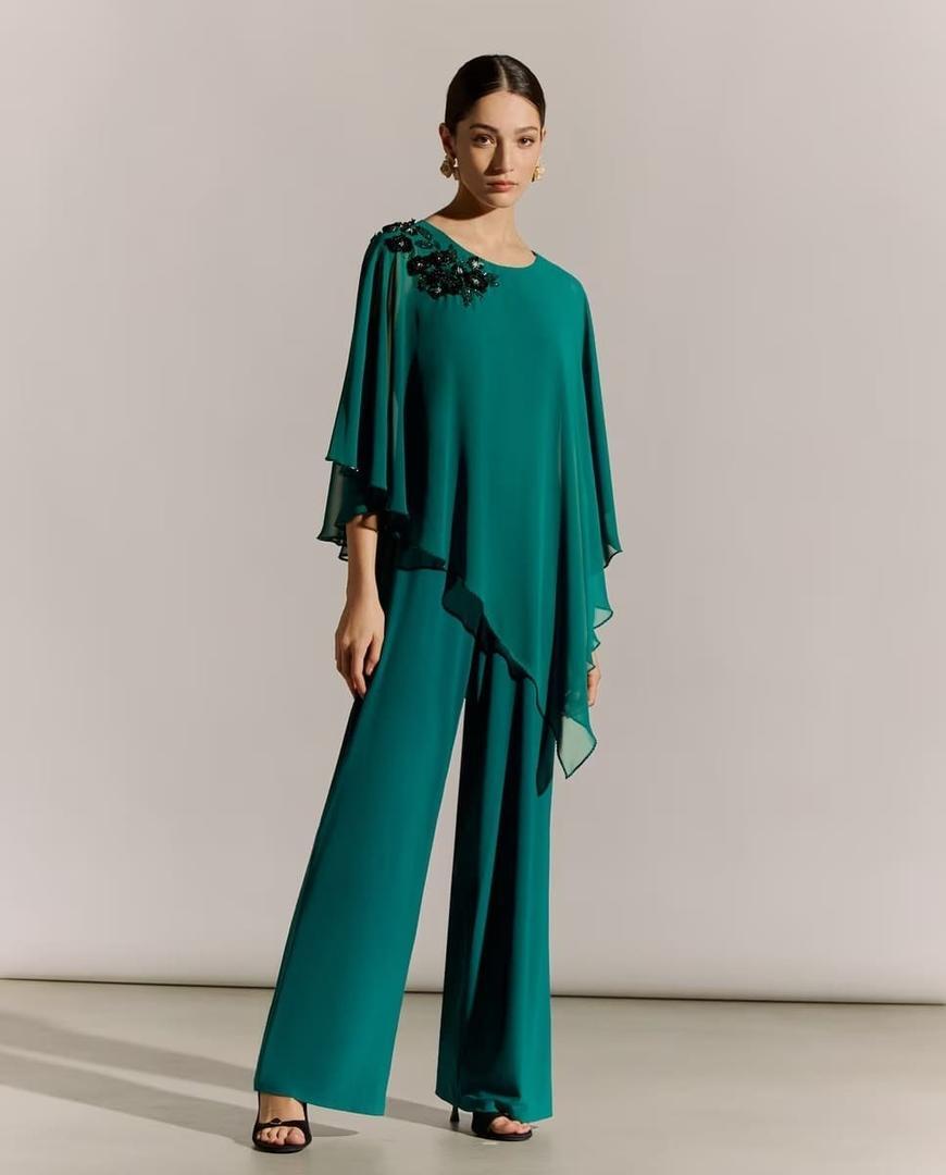 El mono largo con capelina Woman Fiesta de El Corte Inglés