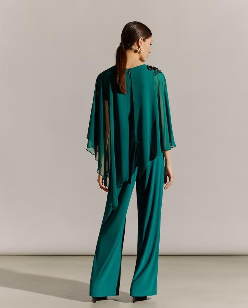 El mono largo con capelina Woman Fiesta de El Corte Inglés