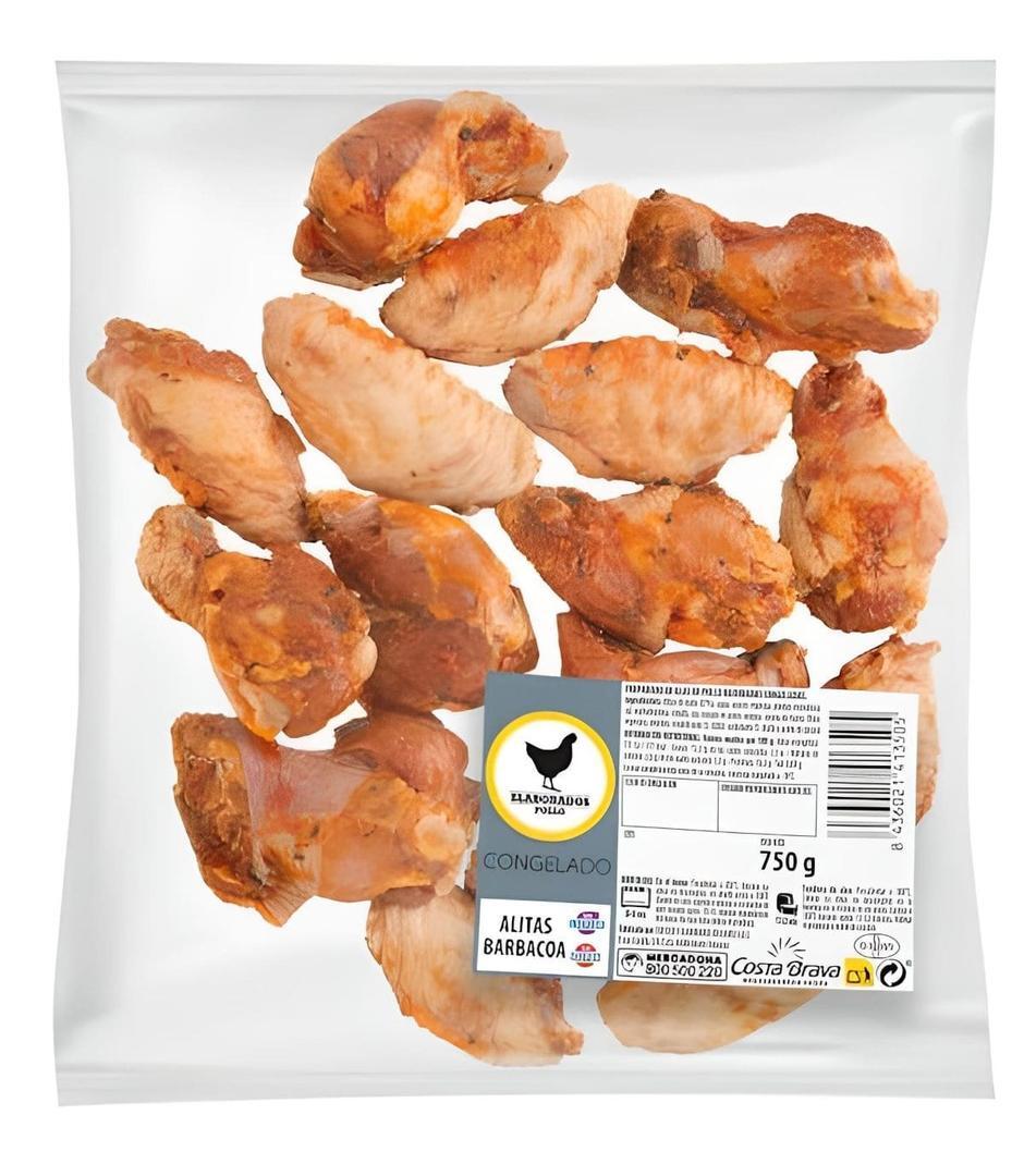 Alas de pollo barbacoa congeladas