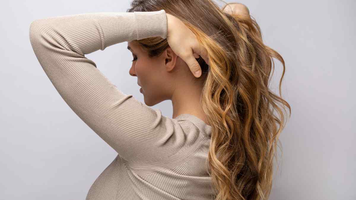 Una melena teñida completamente sana