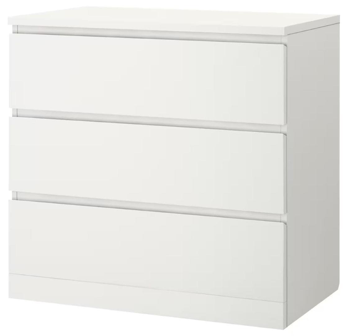 MALM Cómoda de 3 cajones de Ikea