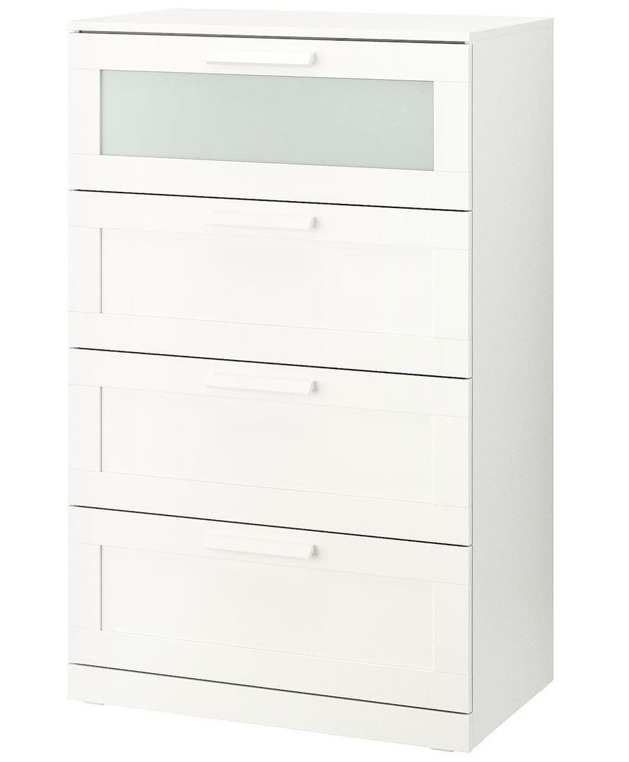 BRIMNES Cómoda de 4 cajones blanco de Ikea