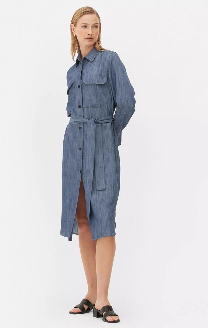 Vestido camisero de Cambray de The Edit de Primark