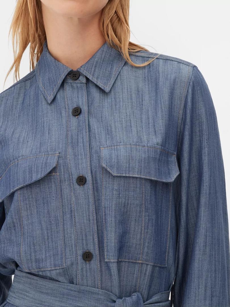 Vestido camisero de Cambray de The Edit de Primark