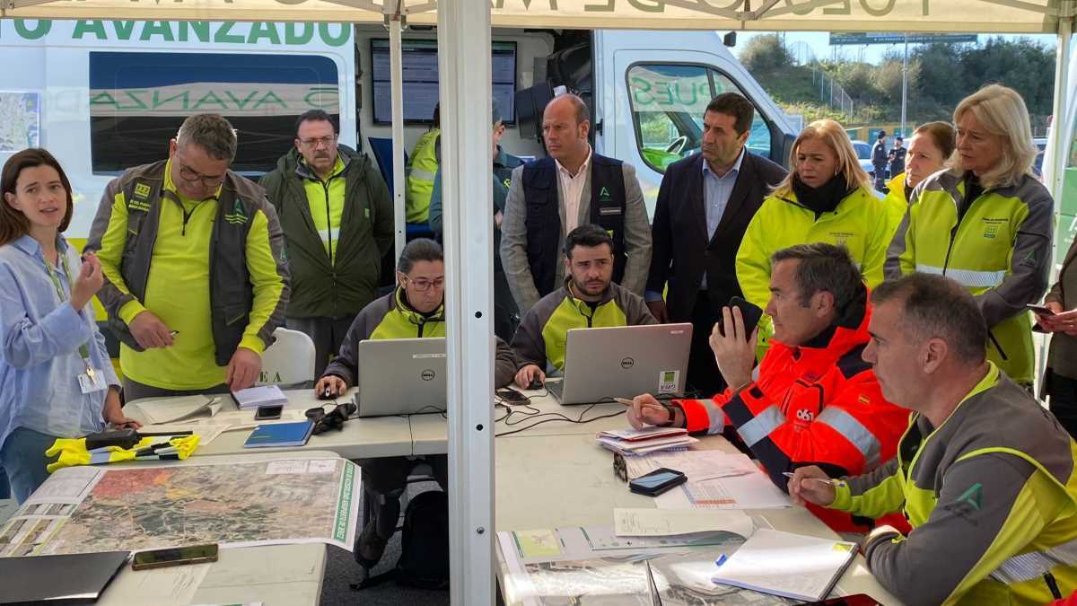 Simulacro aéreo en Jerez