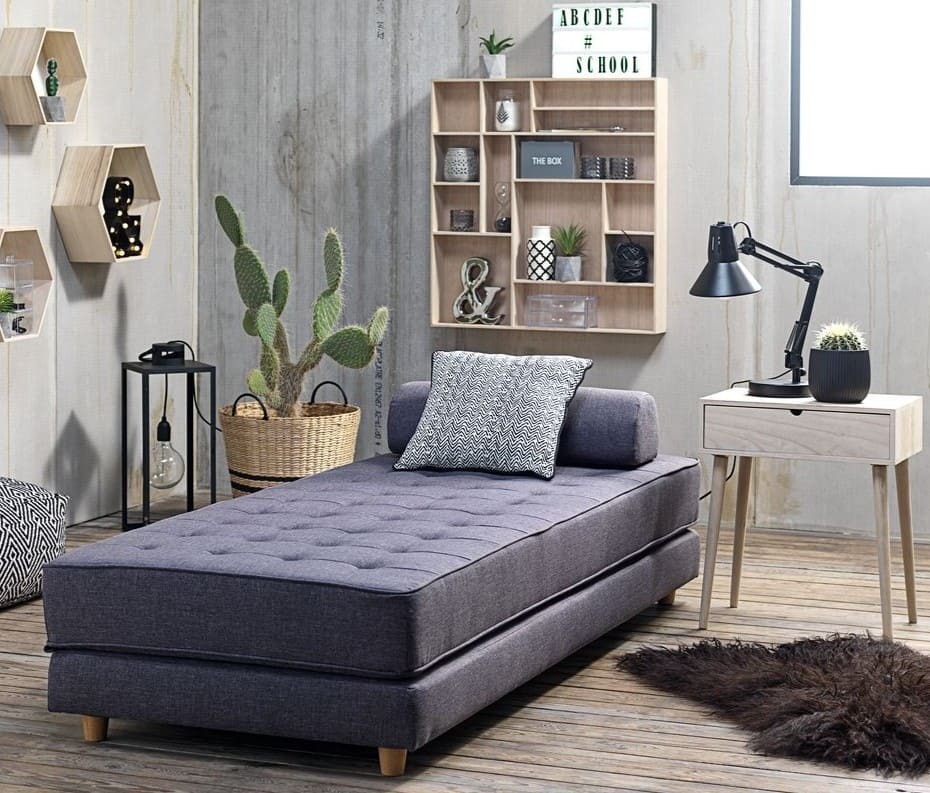 Diván cama VARBJERG gris oscuro de JYSK