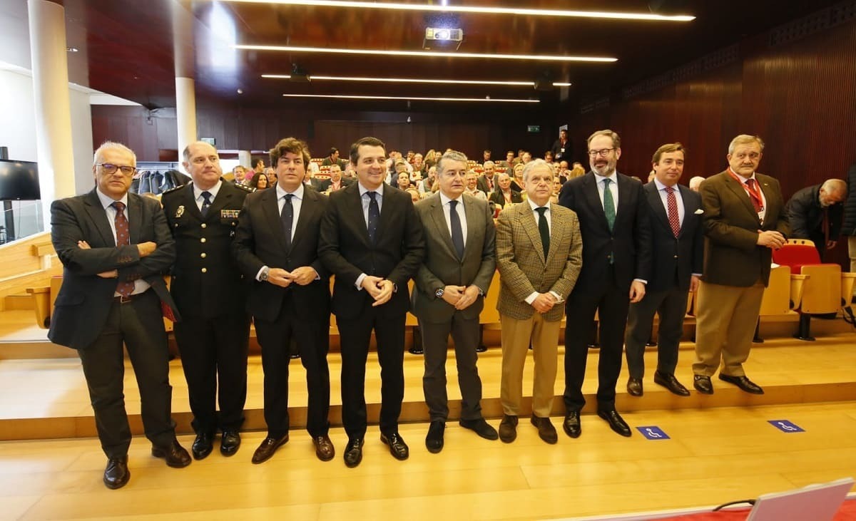 Antonio Sanz, durante su visita a Córdoba