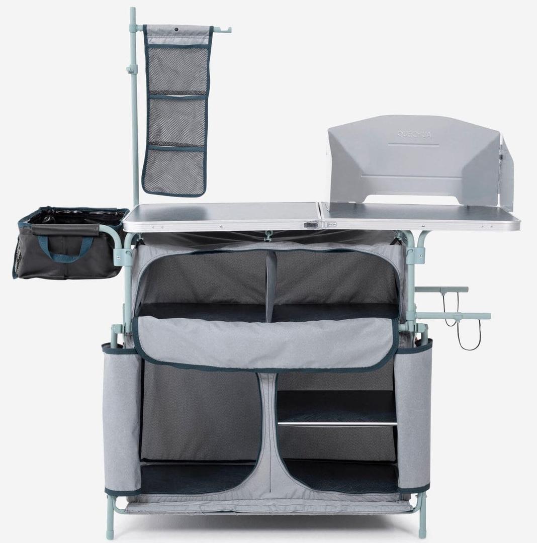 Quechua mueble de cocina XL plegable para camping de Decathlon