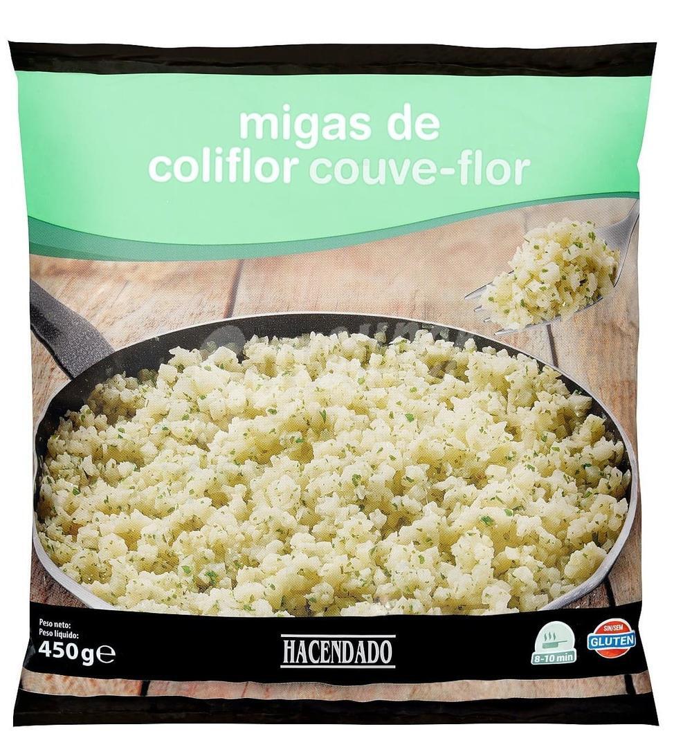 Migas de coliflor con perejil