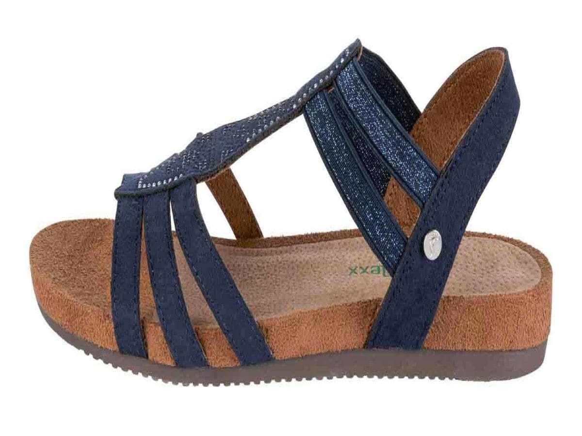 Sandalias con tiras elásticas