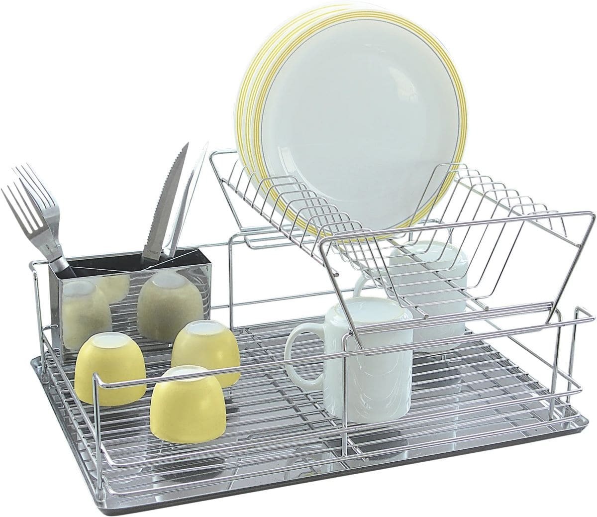 Escurre platos cromado HOCCA HOME & LIFE